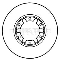 BORG & BECK Тормозной диск BBD5907S